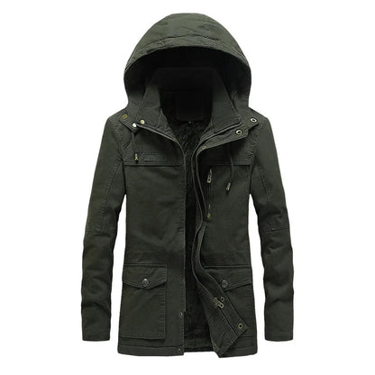 Casual katoenen winterjack