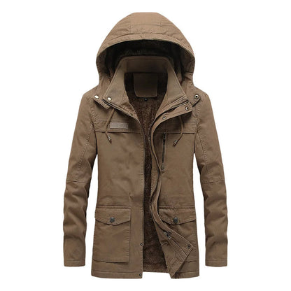 Casual katoenen winterjack