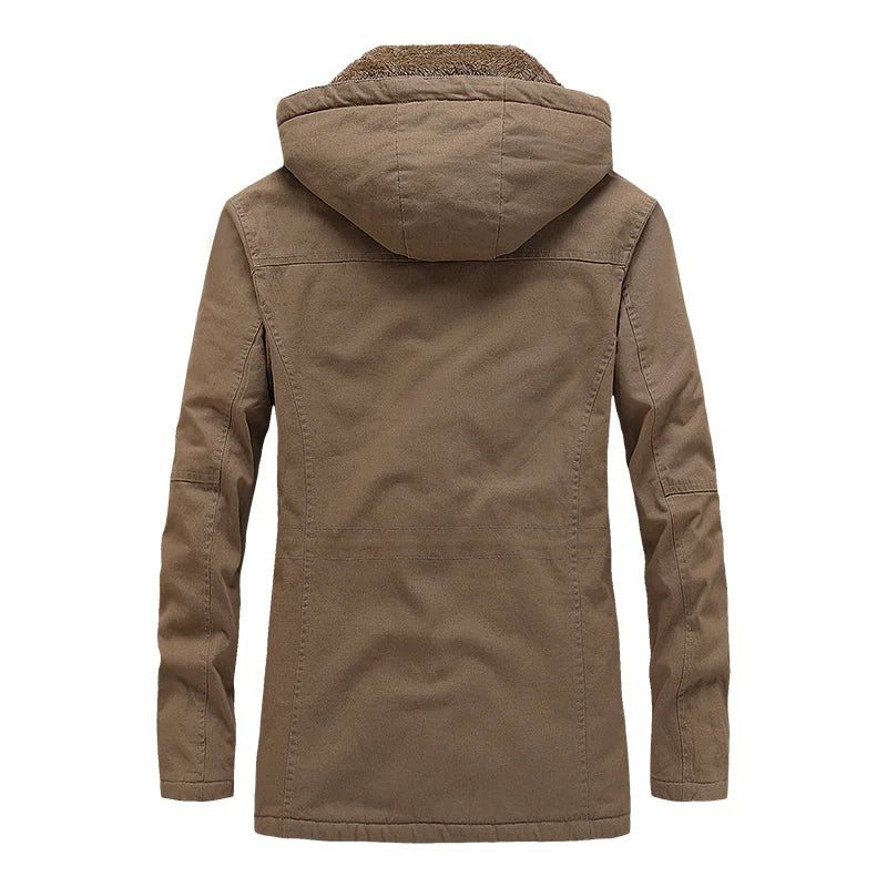 Casual katoenen winterjack