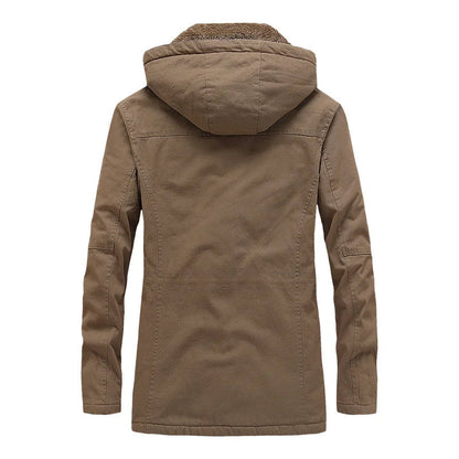 Casual katoenen winterjack