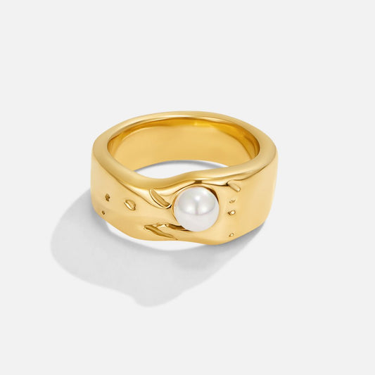 Bague Malia à perles en or