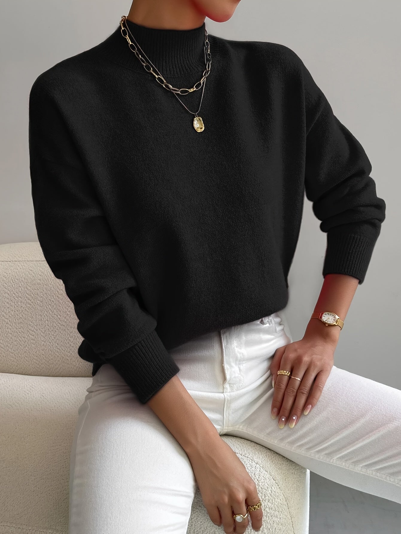 Marilena | Eleganter Rollkragenpullover