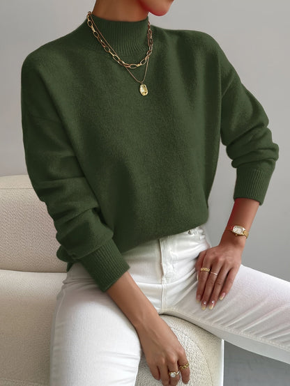 Donna – Klassischer Rollkragenpullover für mühelose Eleganz