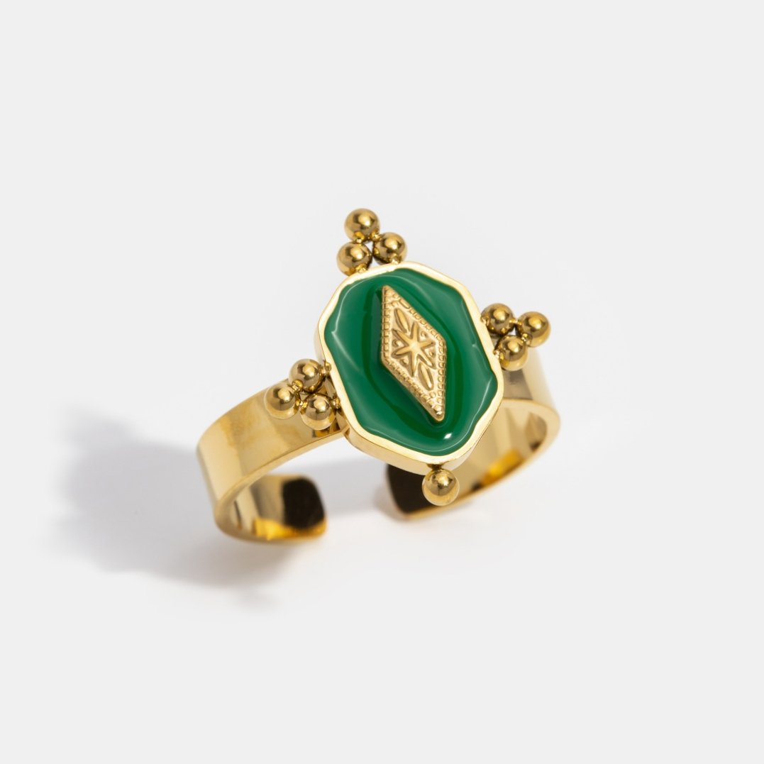 Bague vintage géométrique Marina