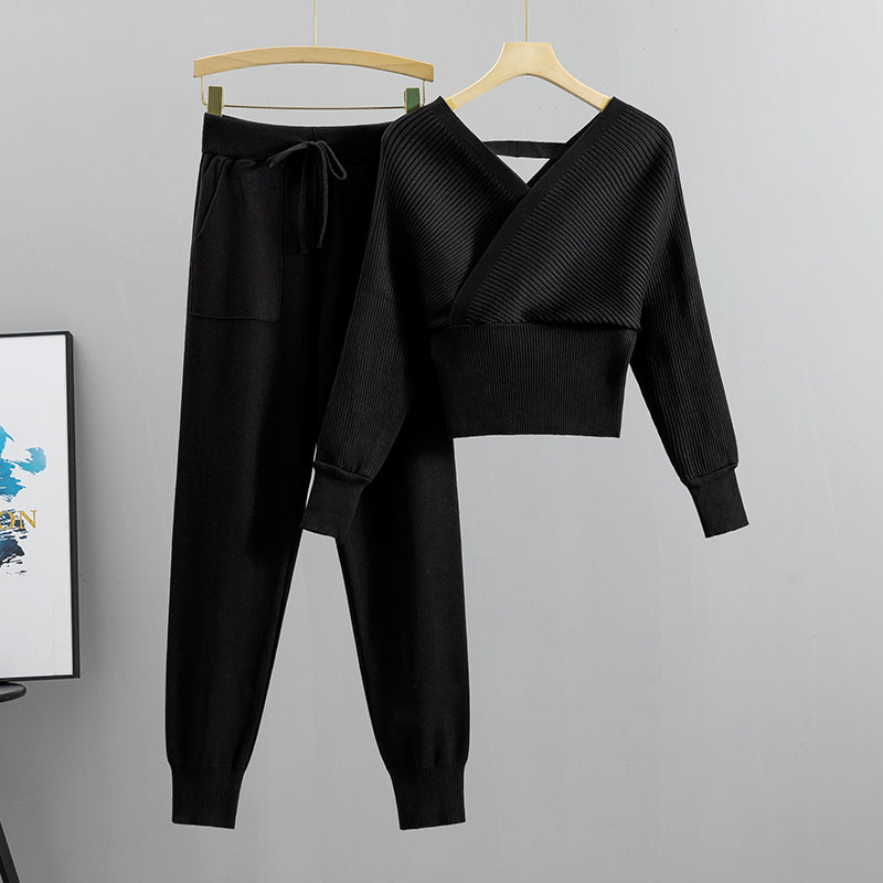 Rosanti Joggingpak Set met Overslagstijl