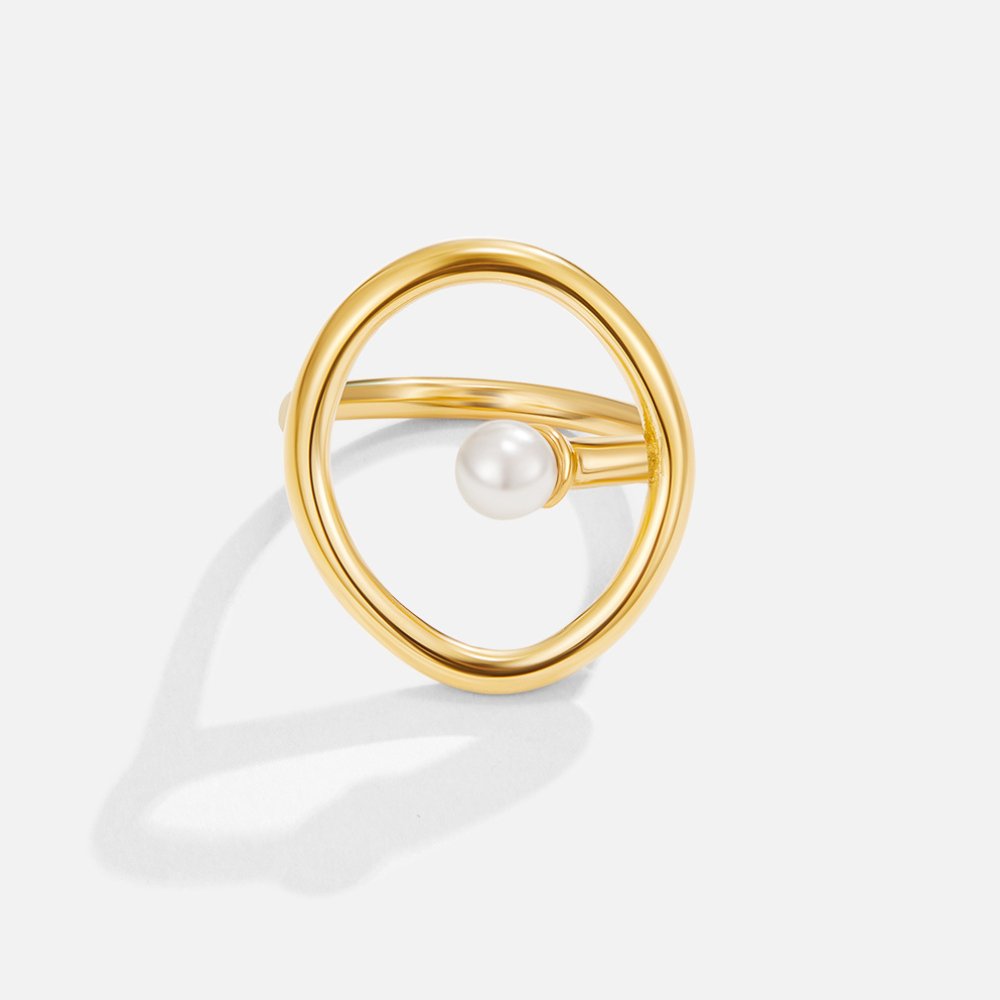 Bague Melisa en or perlé