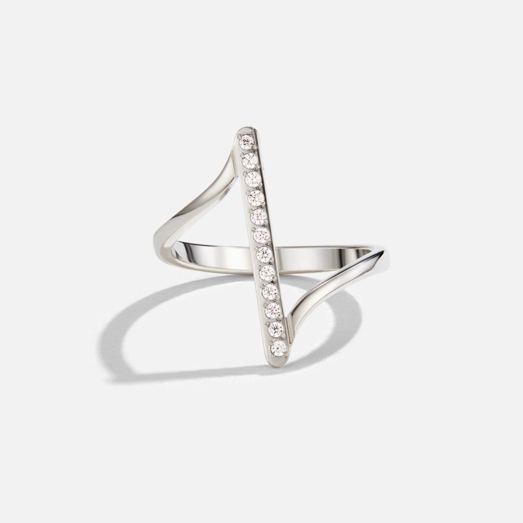Bague en argent torsadé Mila