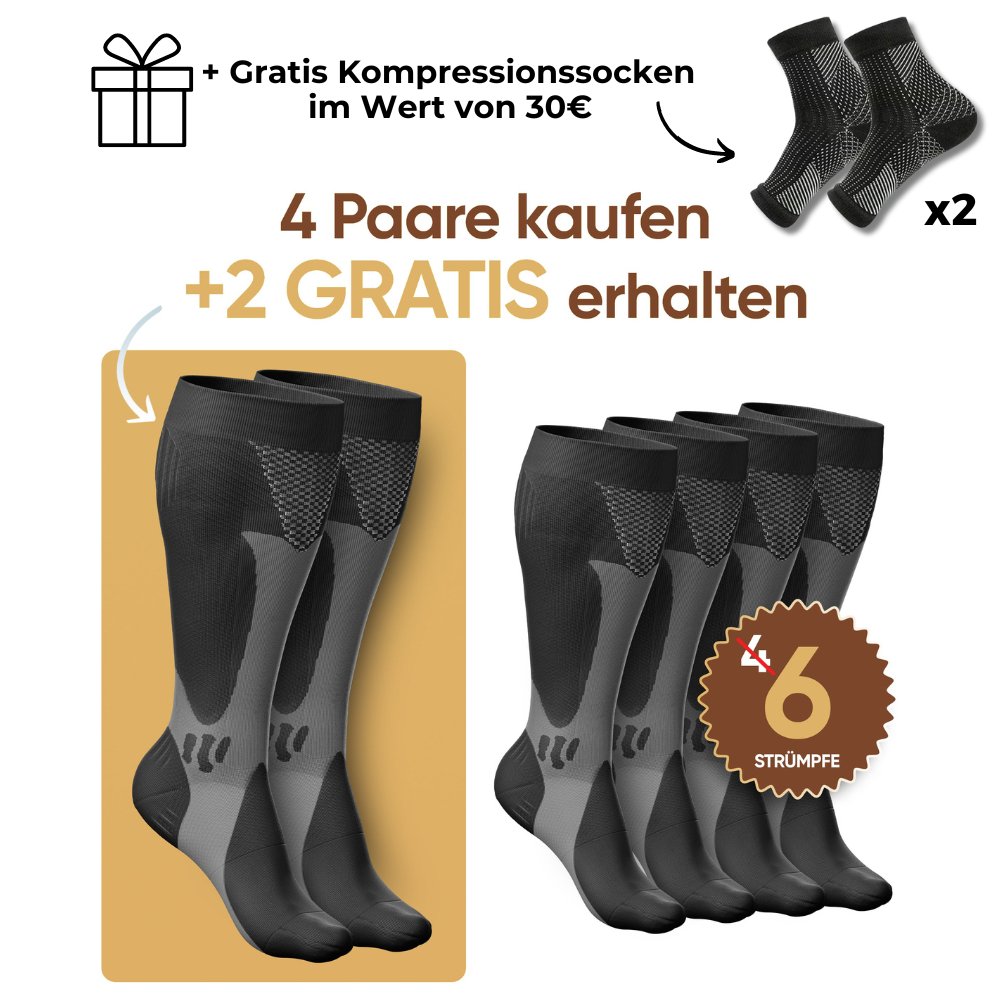 THARAH - Compressiekousen voor pijnvrije benen en voeten