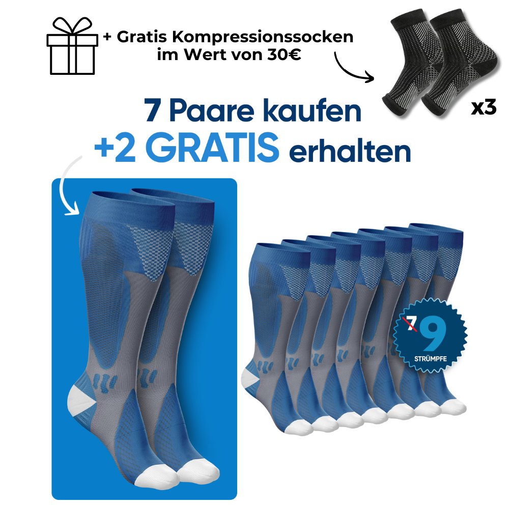 THARAH - Compressiekousen voor pijnvrije benen en voeten