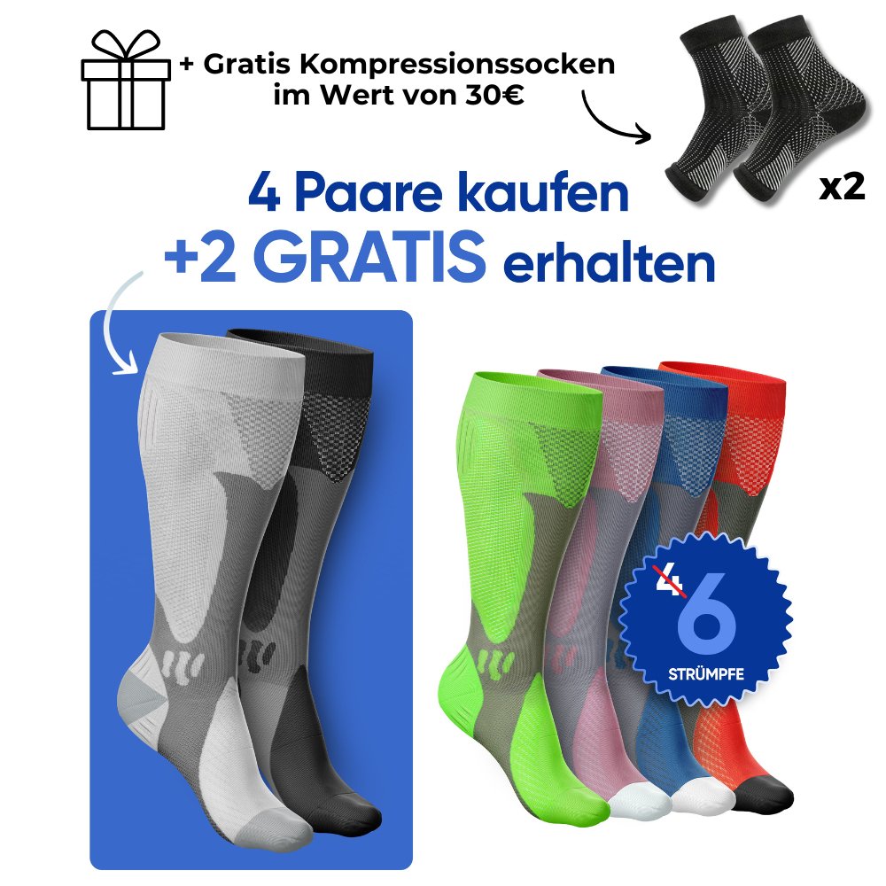 THARAH - Compressiekousen voor pijnvrije benen en voeten