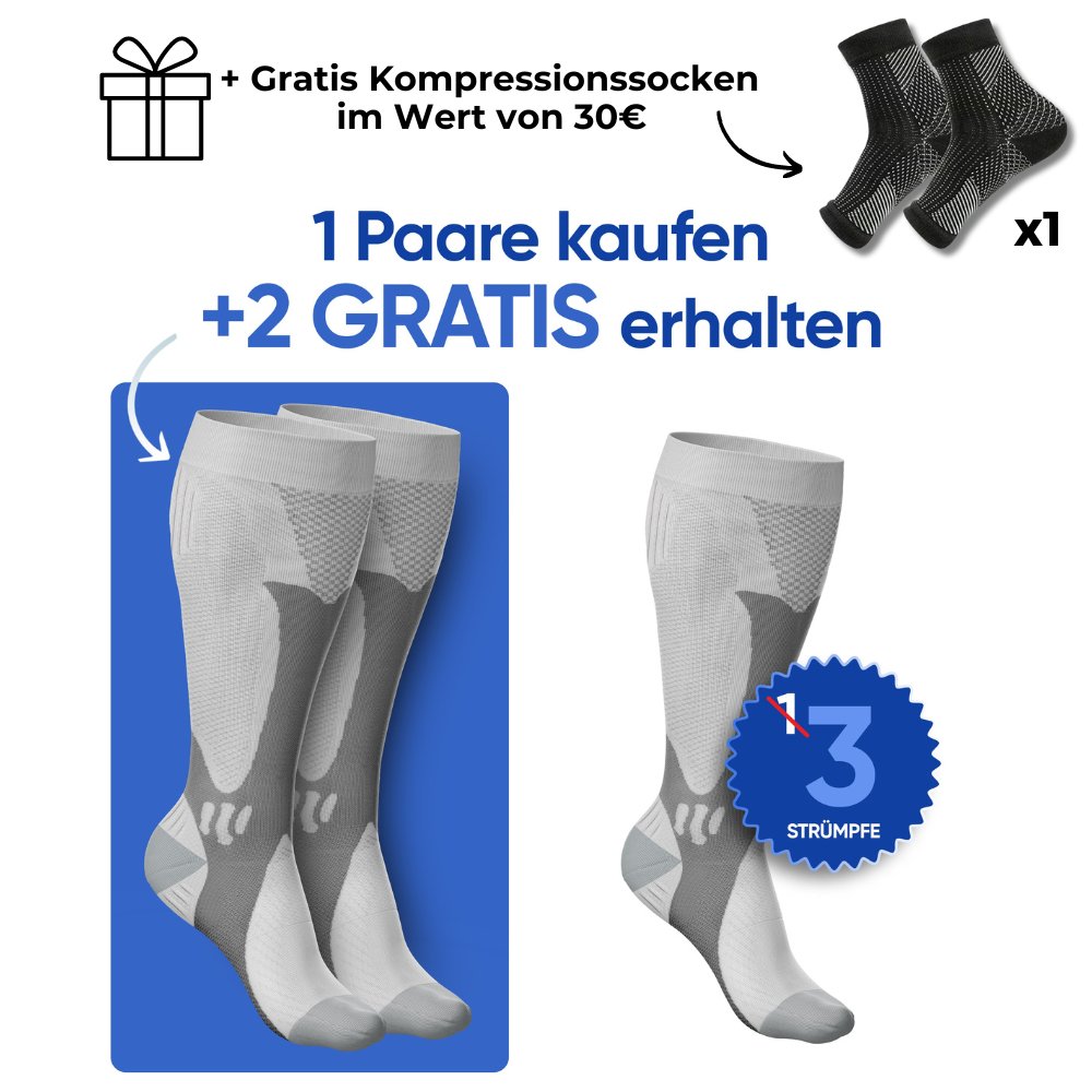 THARAH - Compressiekousen voor pijnvrije benen en voeten