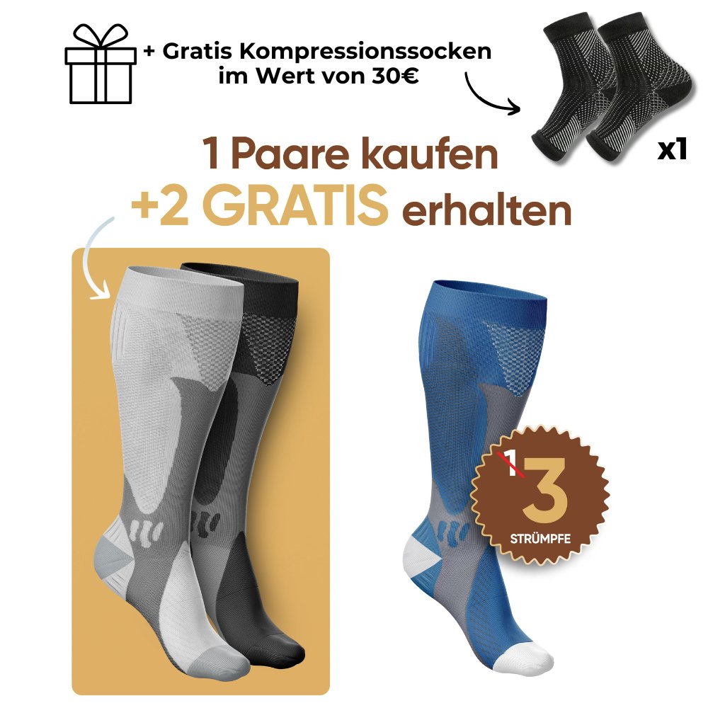 THARAH - Compressiekousen voor pijnvrije benen en voeten