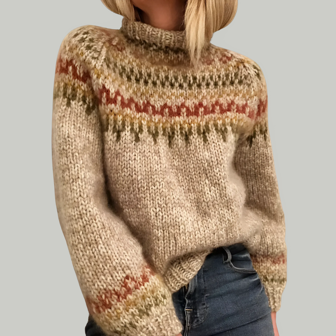 Alice - Pullover mit hohem Kragen