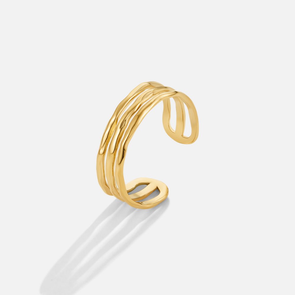 Ohio Bague en or superposée