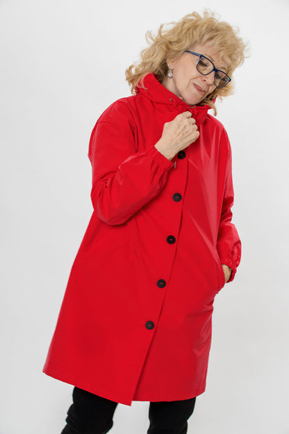 Leanne – Waterafstotende oversized capuchonjas