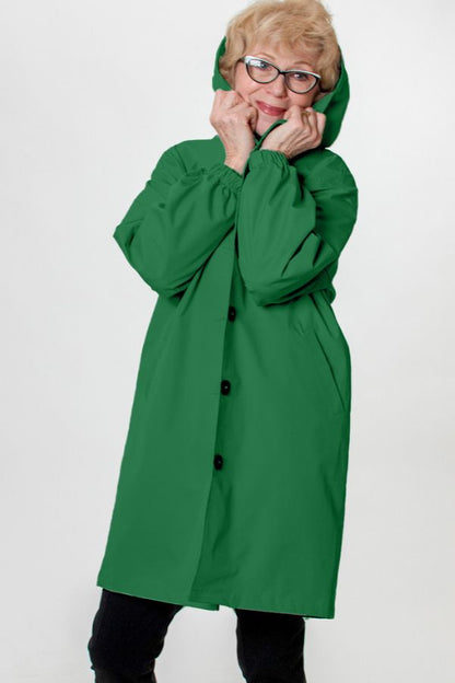 Leanne – Waterafstotende oversized capuchonjas