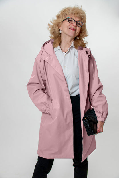Leanne – Waterafstotende oversized capuchonjas