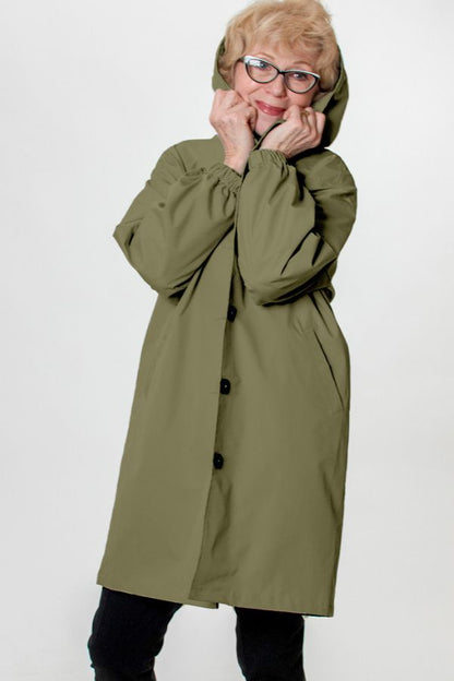 Leanne – Waterafstotende oversized capuchonjas