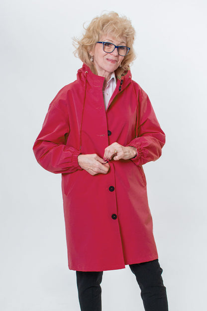 Leanne – Waterafstotende oversized capuchonjas