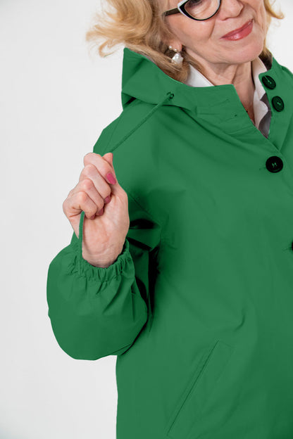 Leanne – Waterafstotende oversized capuchonjas