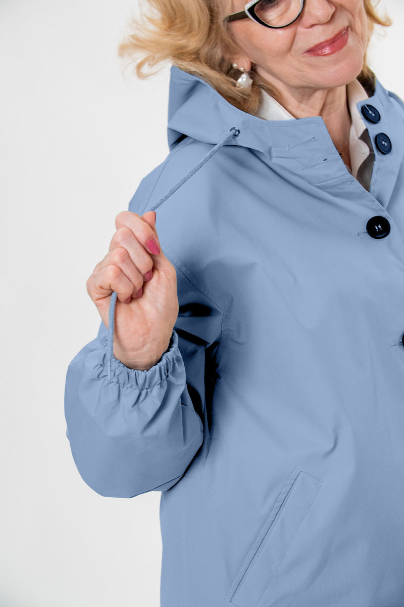 Leanne – Waterafstotende oversized capuchonjas