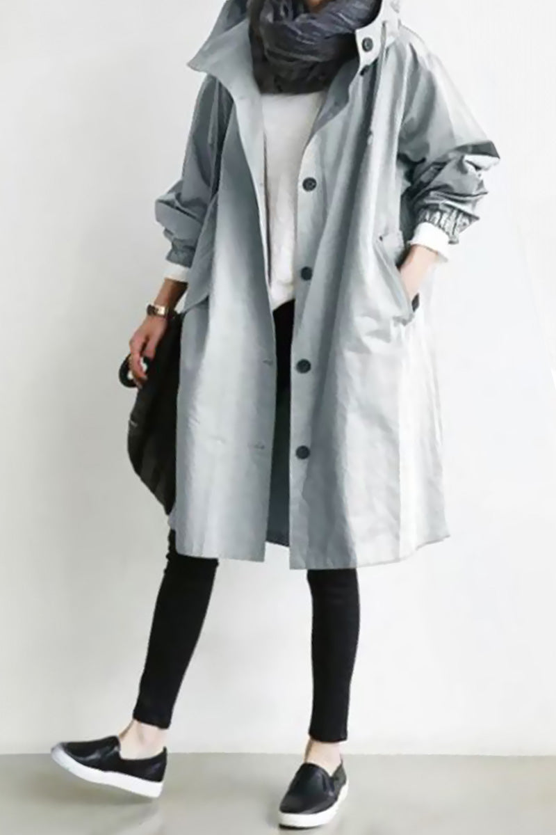 Leanne – Waterafstotende oversized capuchonjas