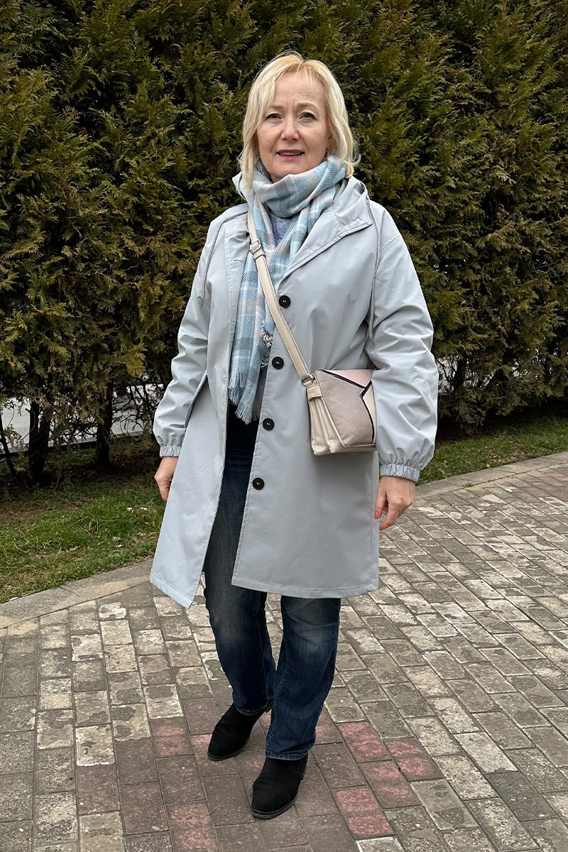 Leanne – Waterafstotende oversized capuchonjas