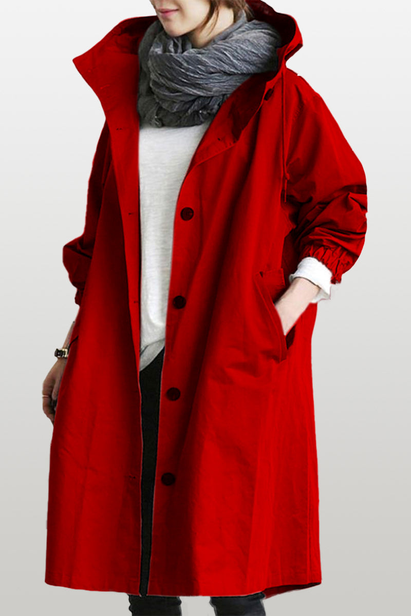 Leanne – Waterafstotende oversized capuchonjas