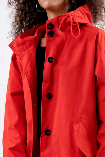 Leanne – Waterafstotende oversized capuchonjas