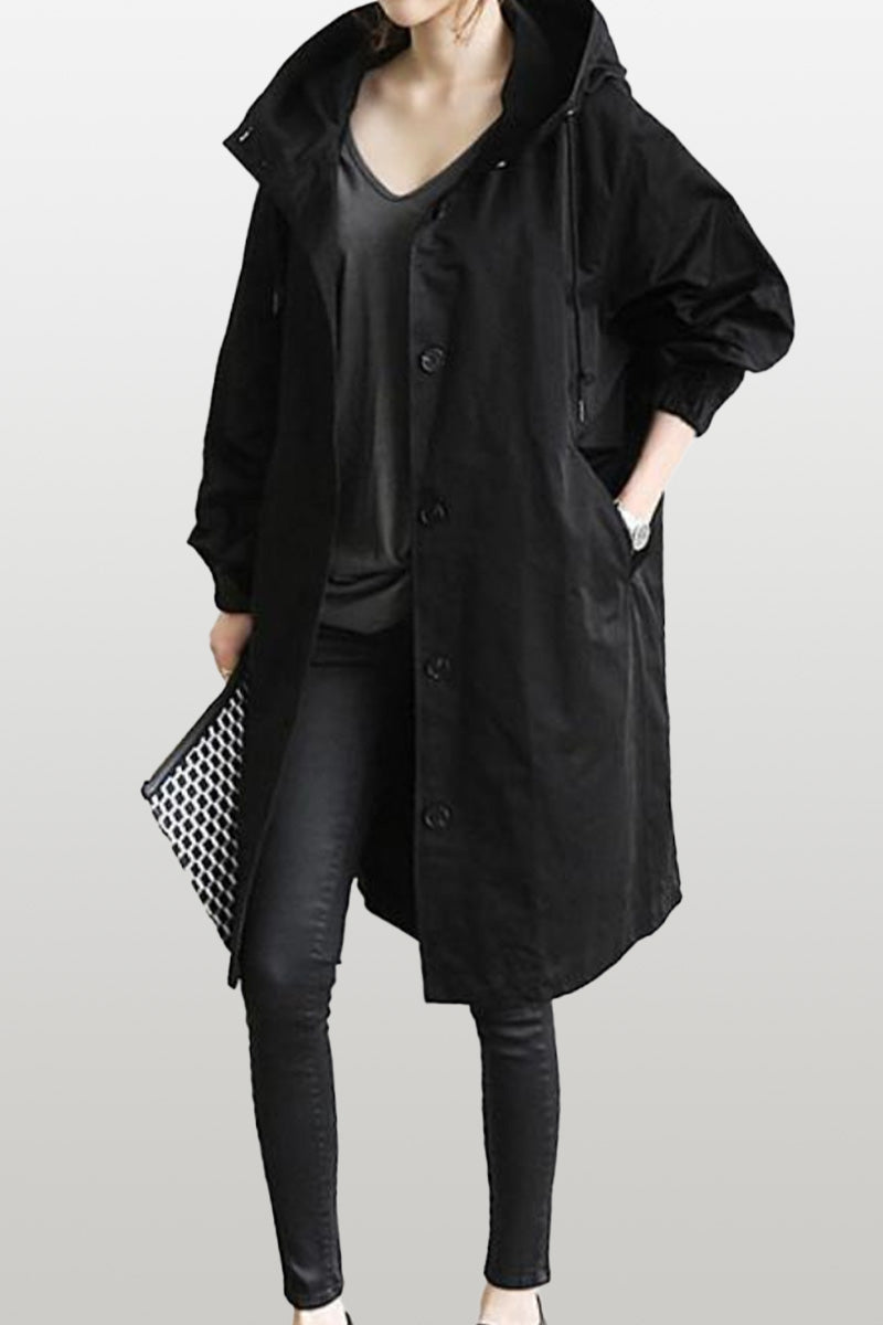 Leanne – Waterafstotende oversized capuchonjas