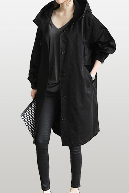 Leanne – Waterafstotende oversized capuchonjas