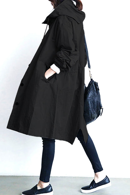 Leanne – Waterafstotende oversized capuchonjas