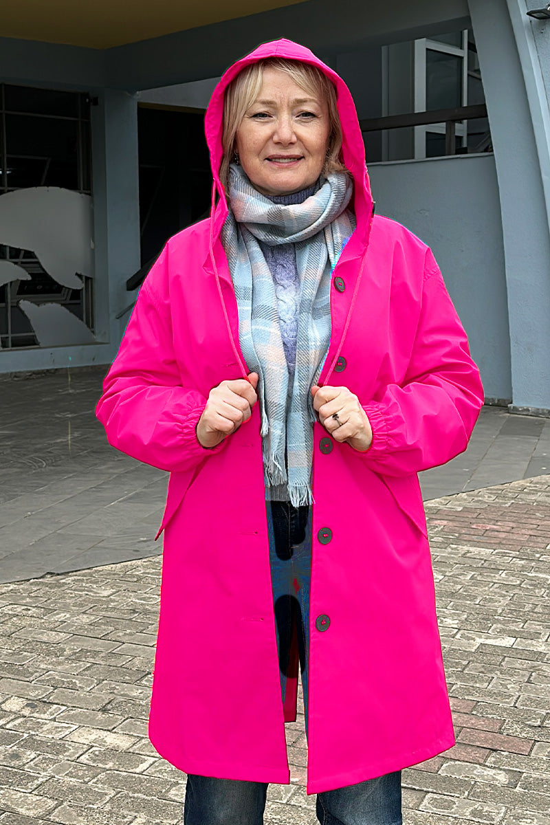 Leanne – Waterafstotende oversized capuchonjas