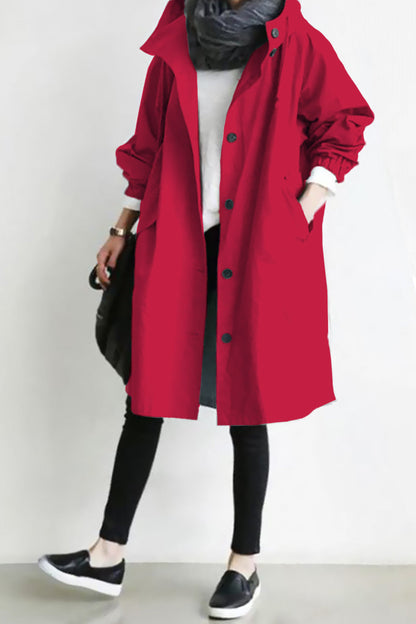 Leanne – Waterafstotende oversized capuchonjas