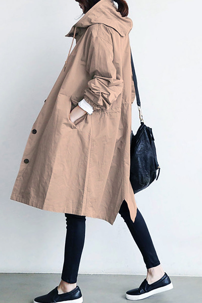 Leanne – Waterafstotende oversized capuchonjas