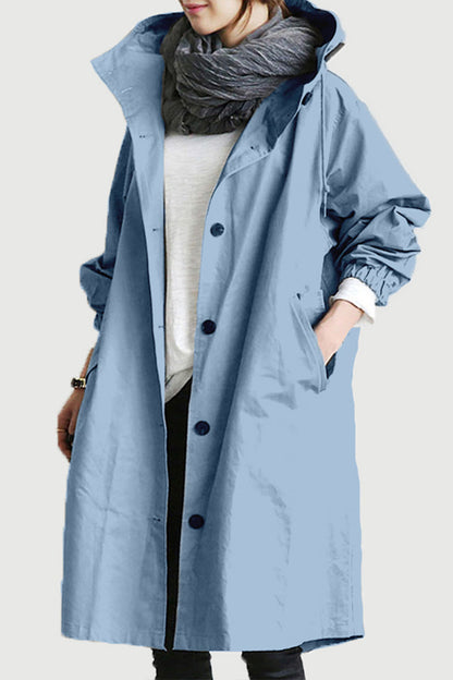 Leanne – Waterafstotende oversized capuchonjas