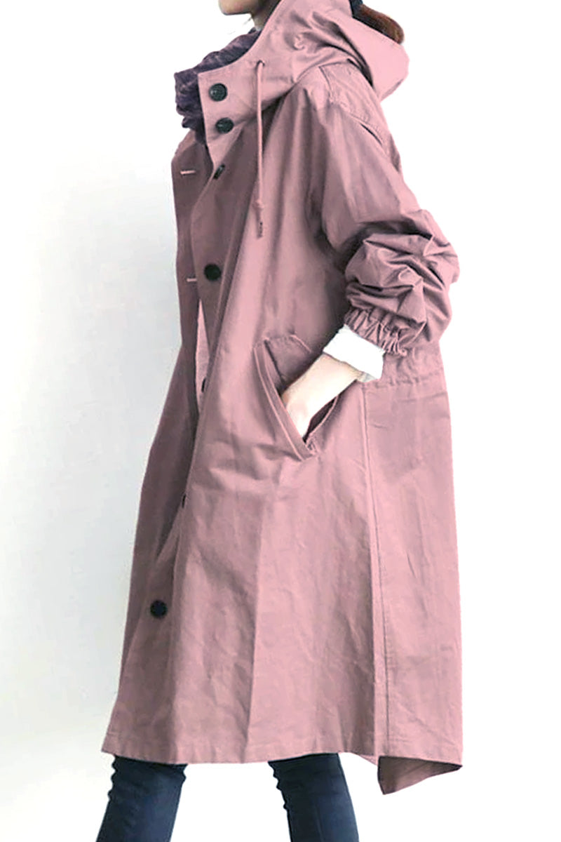 Leanne – Waterafstotende oversized capuchonjas