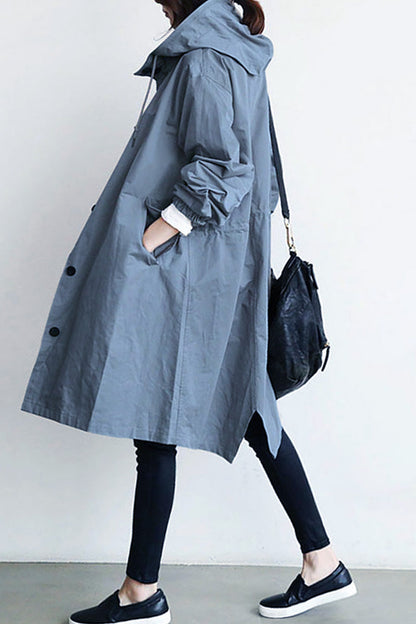 Leanne – Waterafstotende oversized capuchonjas