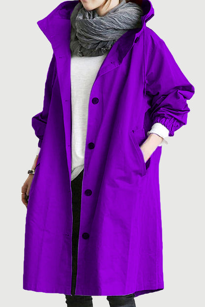 Leanne – Waterafstotende oversized capuchonjas