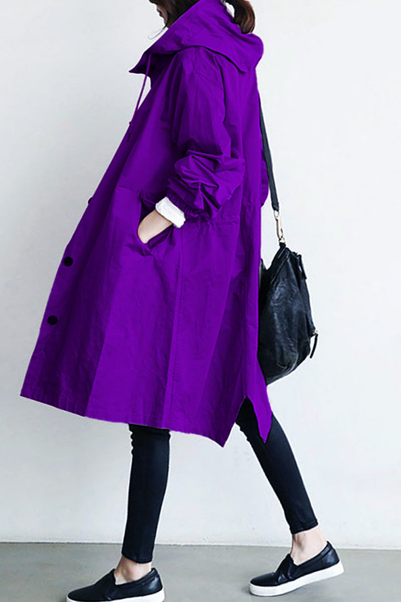 Leanne – Waterafstotende oversized capuchonjas