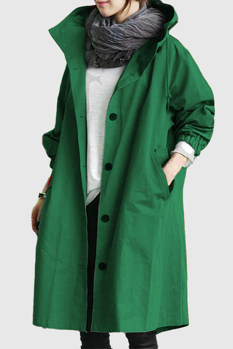 Leanne – Waterafstotende oversized capuchonjas