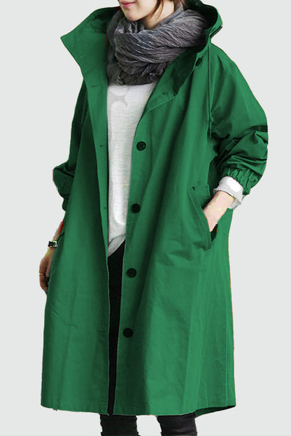 Leanne – Waterafstotende oversized capuchonjas