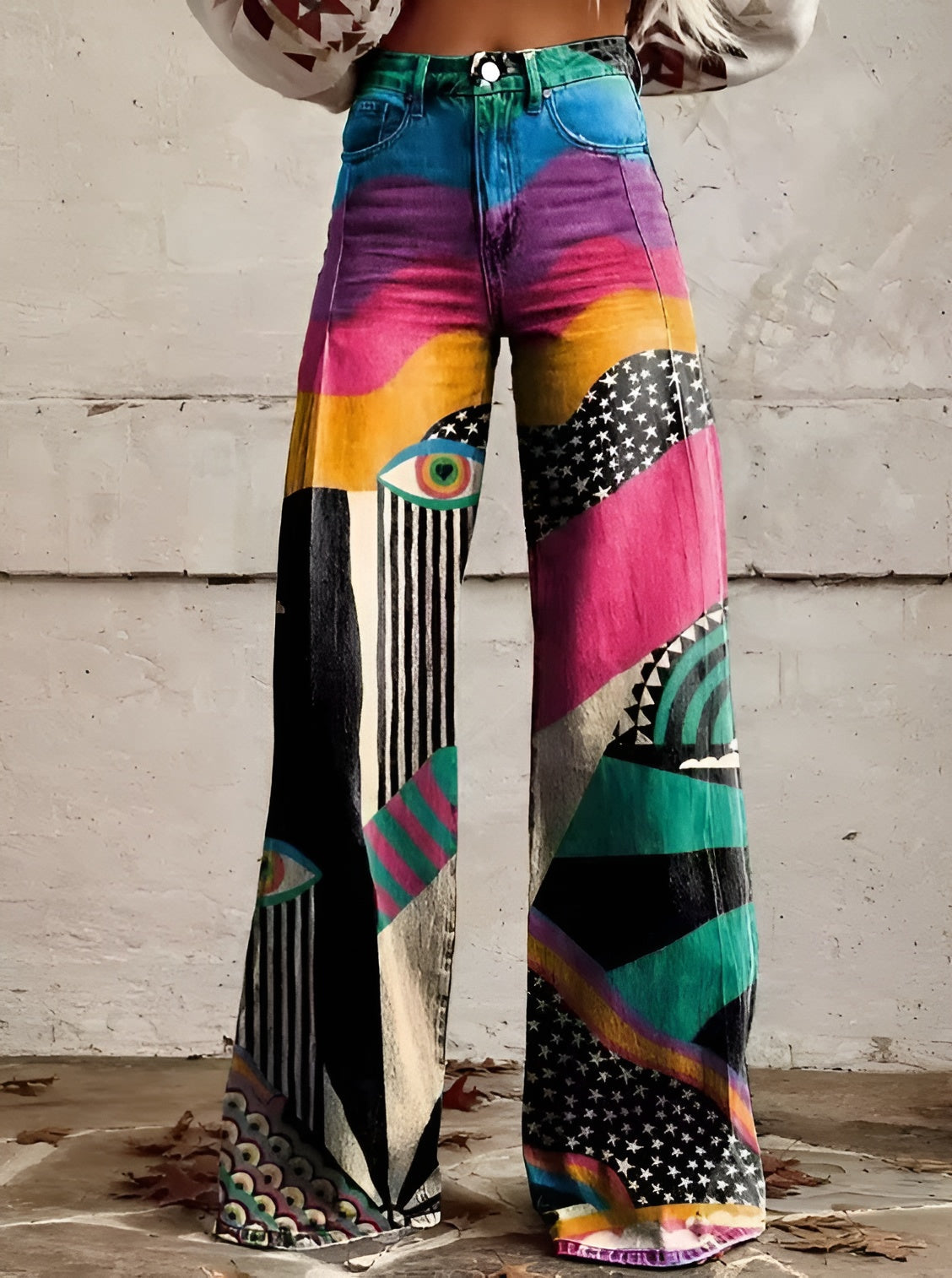 Mila™ | Vintage Wide-Leg Jeans