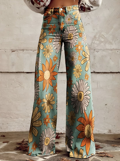 Mila™ | Vintage Wide-Leg Jeans