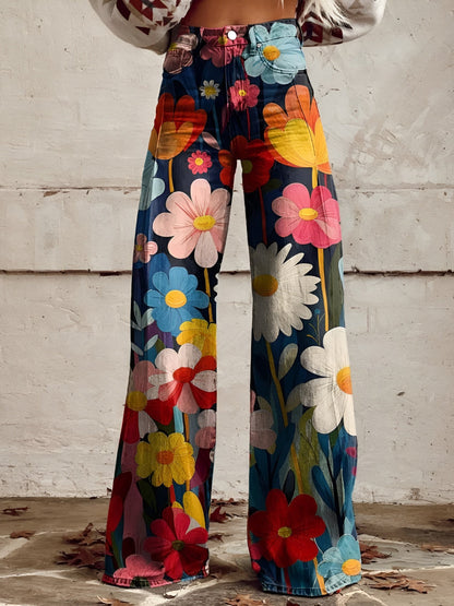 Mila™ | Vintage Wide-Leg Jeans