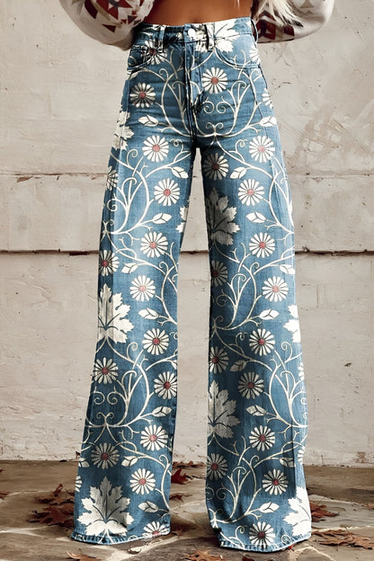 Mila™ | Vintage Wide-Leg Jeans