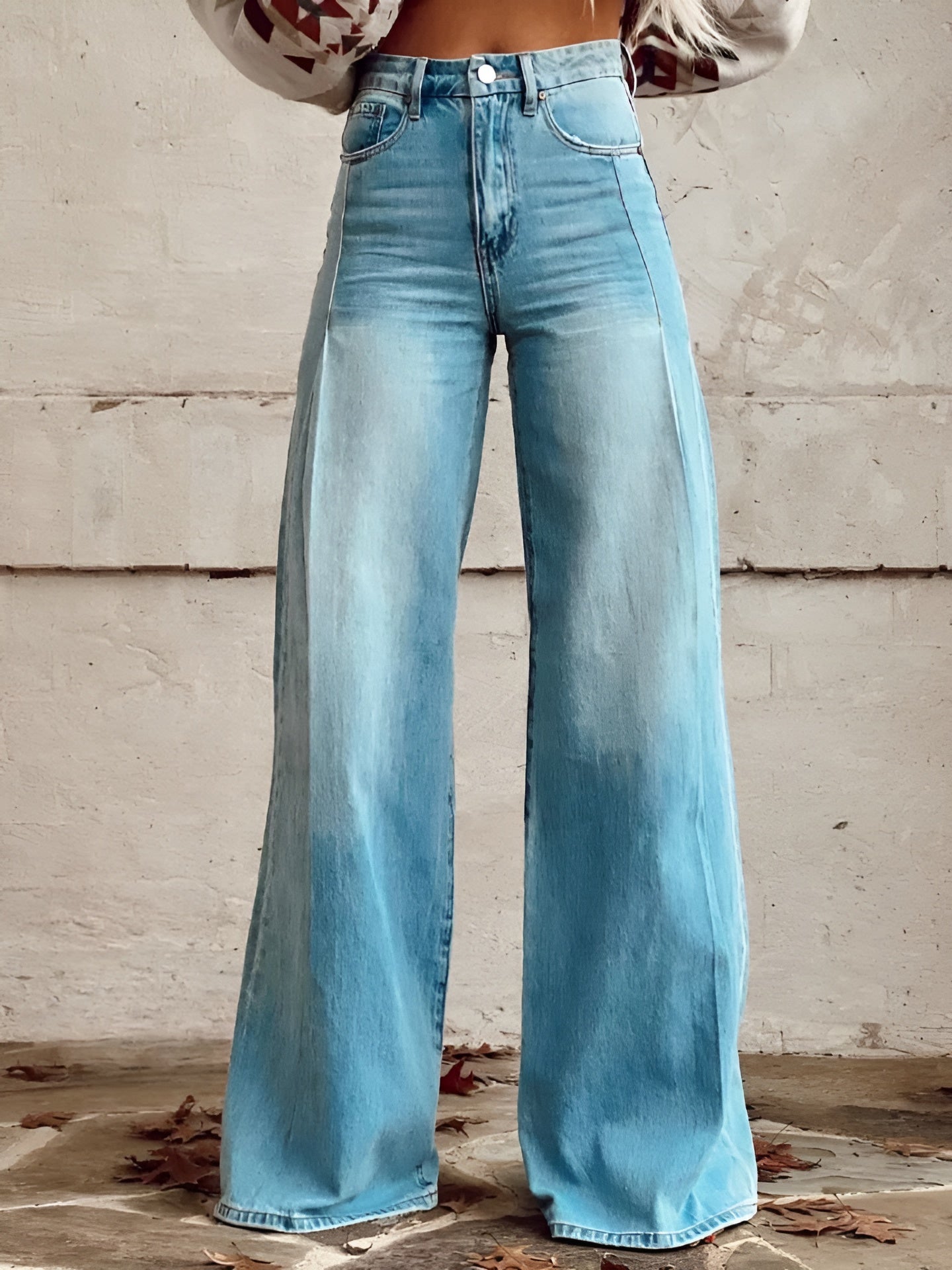 Mila™ | Vintage Wide-Leg Jeans