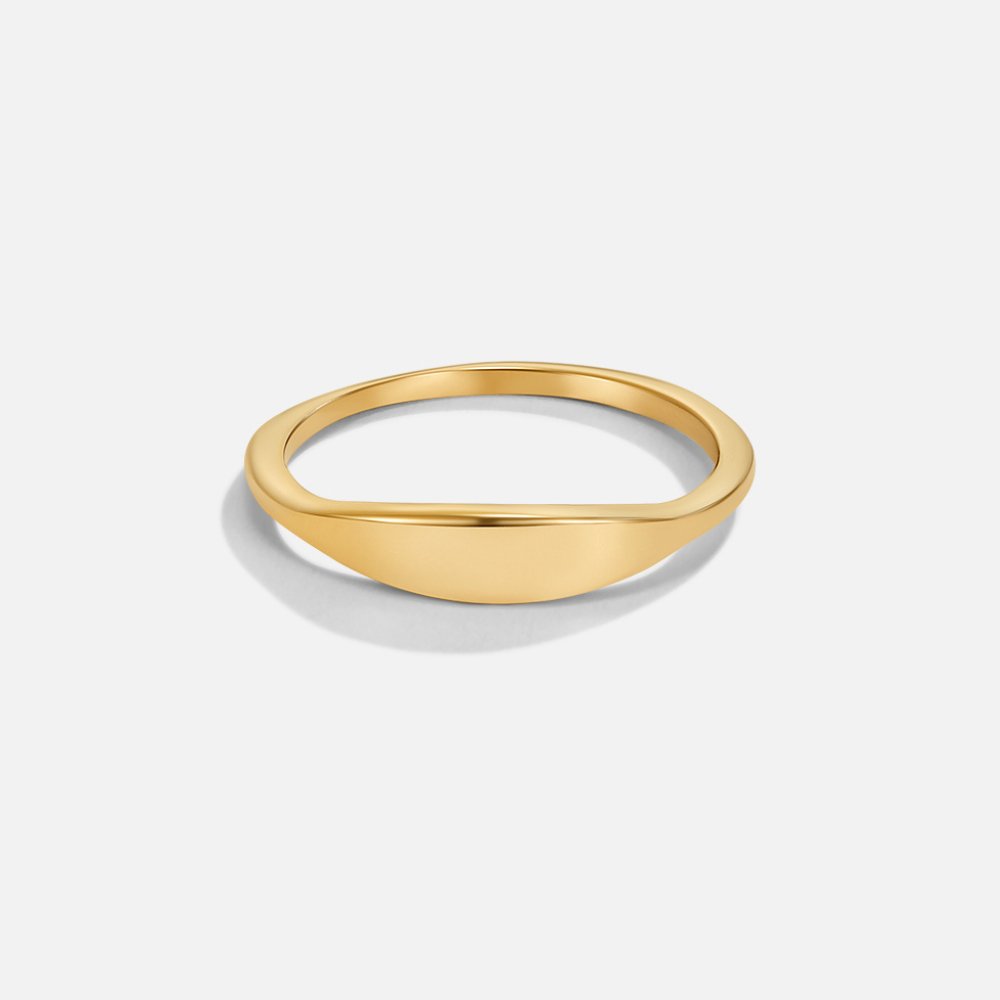 Gouden zegelring Pipa