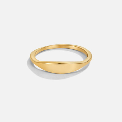 Gouden zegelring Pipa
