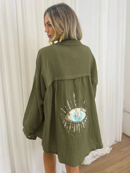 THARAH | Ibiza-stijl vrijetijdsblouse